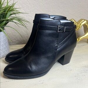 Vionic 322 Upton 4453 Leather Black Boot Women’s Size 11